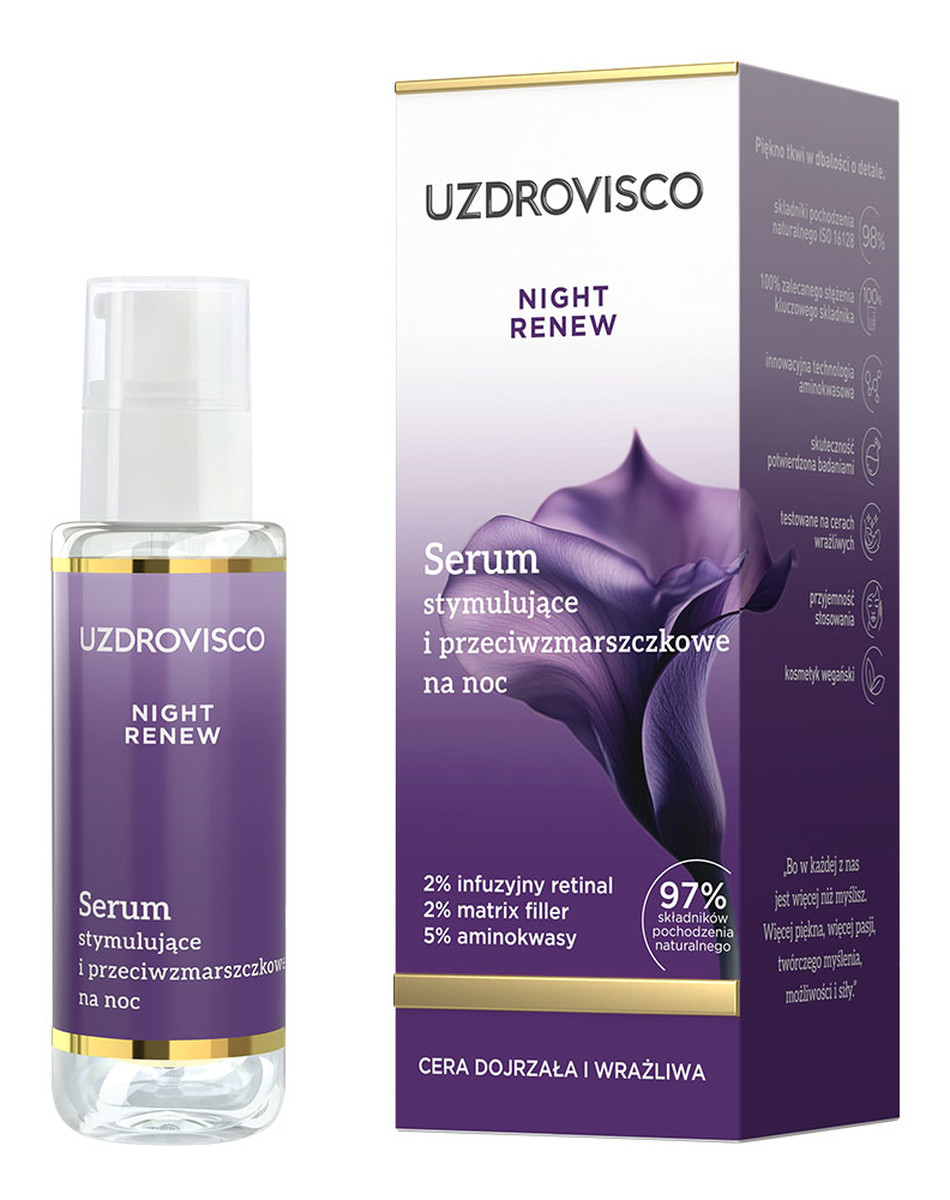 serum stymulujące i przeciwzmarszczkowe na noc