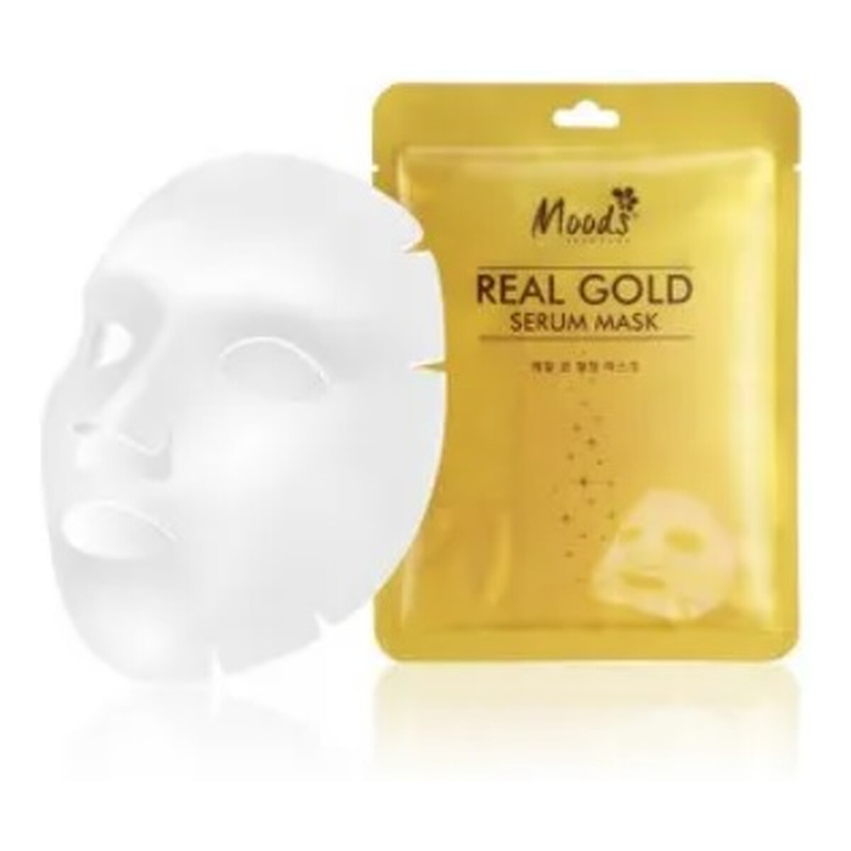 Moods Real gold serum mask maska w płachcie z drobinkami złota 38ml