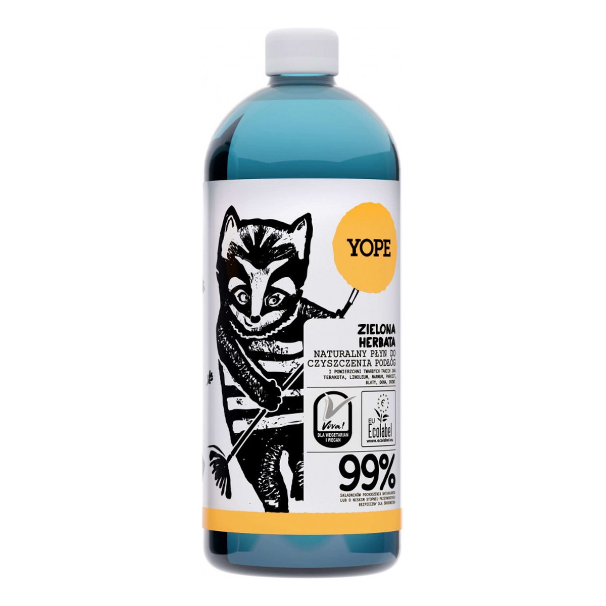 Yope Zielona Herbata Naturalny płyn do czyszczenia podłóg 1000ml