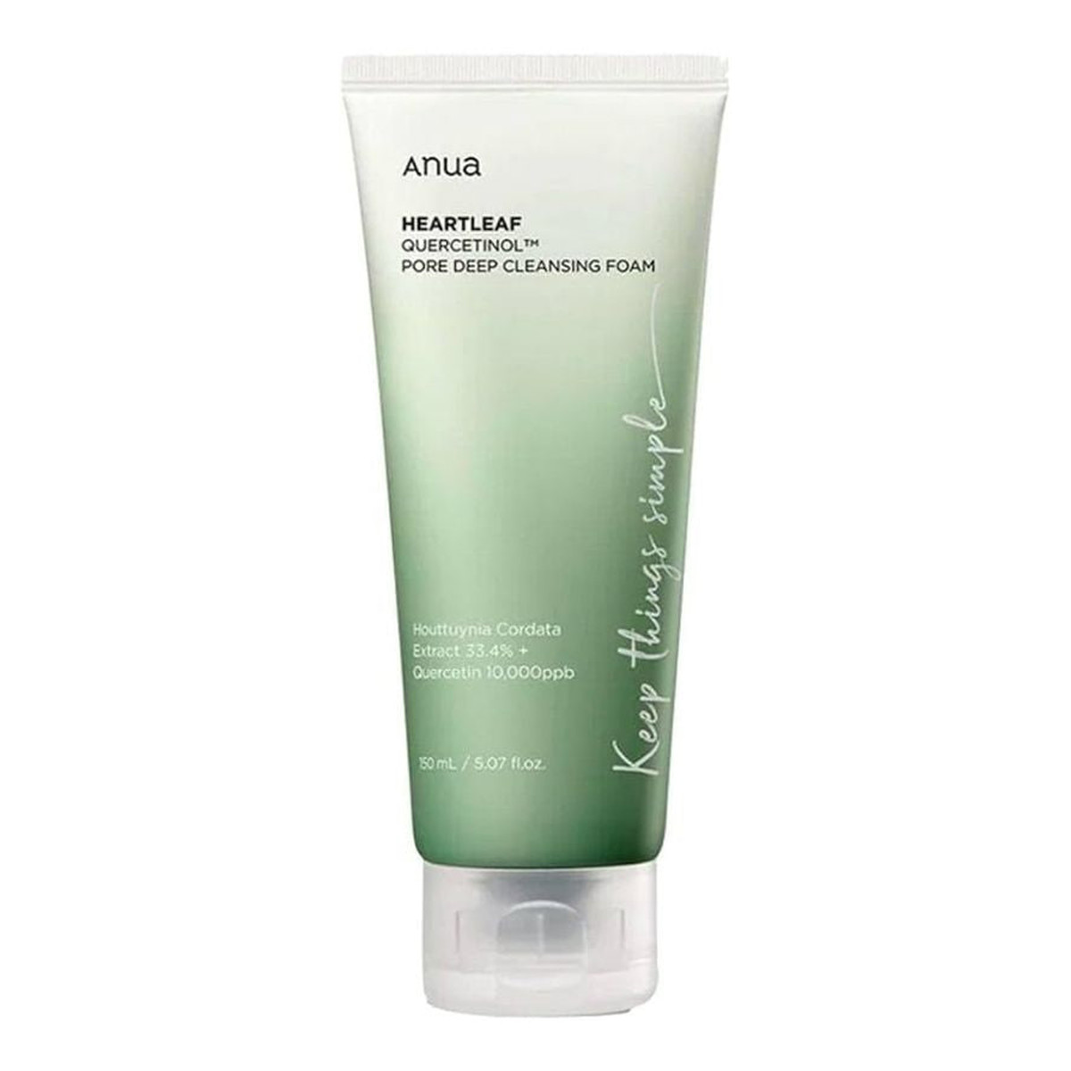 Anua Heartleaf Głęboko oczyszczająca pianka do twarzy 150ml