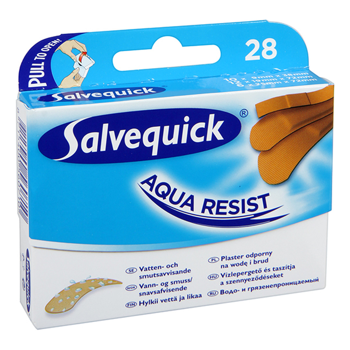 Salvequick Aqua Resist Plastry wodoodporne 28szt