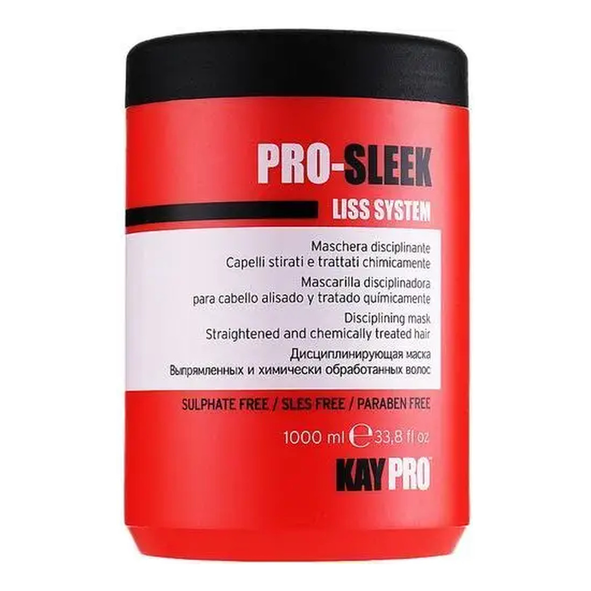 KayPro Pro-Sleek Liss System Wygładzająca maska do włosów 1000ml