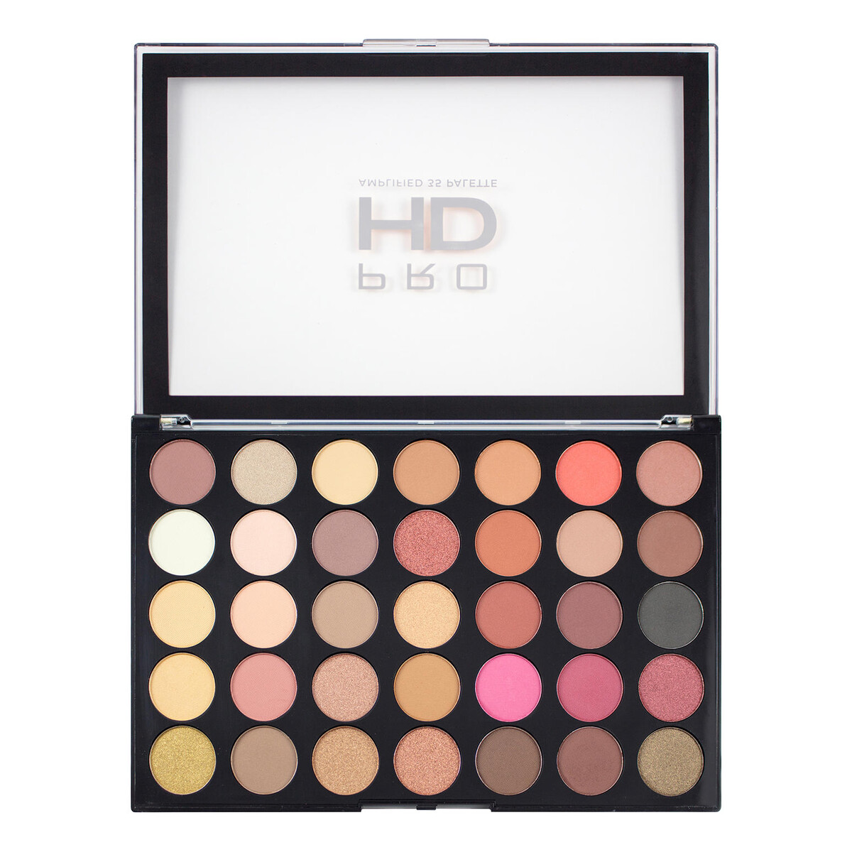 Makeup Revolution PRO HD AMPLIFIED 35 PALETTE Paleta cieni do powiek Socialite