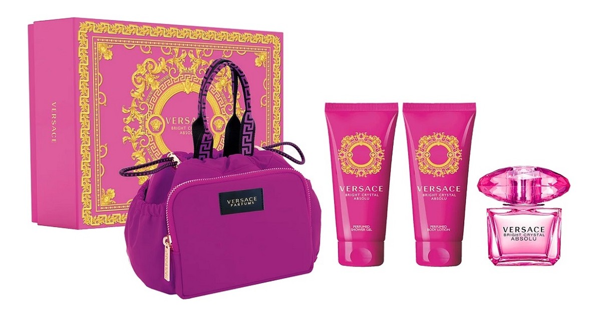 Zestaw woda perfumowana spray 90ml + balsam do ciała 100ml + żel pod prysznic 100ml + torba kosmetyczna