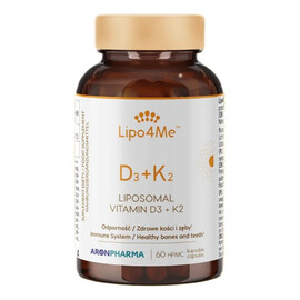 Lipo4me d3+k2 witamina d i k suplement diety 60 kapsułek