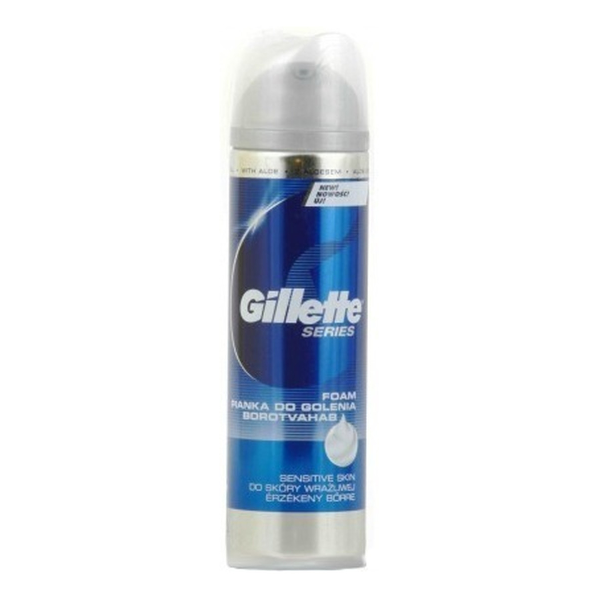 Gillette Series Pianka Do Golenia Dla Mężczyzn Sensitive 250ml