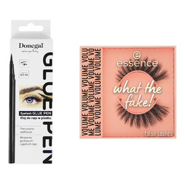 False lashes 01 sztuczne rzęsy + Donegal Klej w pisaku