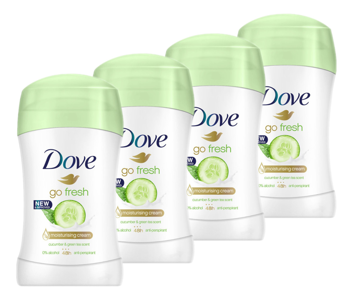 Cucumber 48h Antyperspirant sztyft damski 4szt.