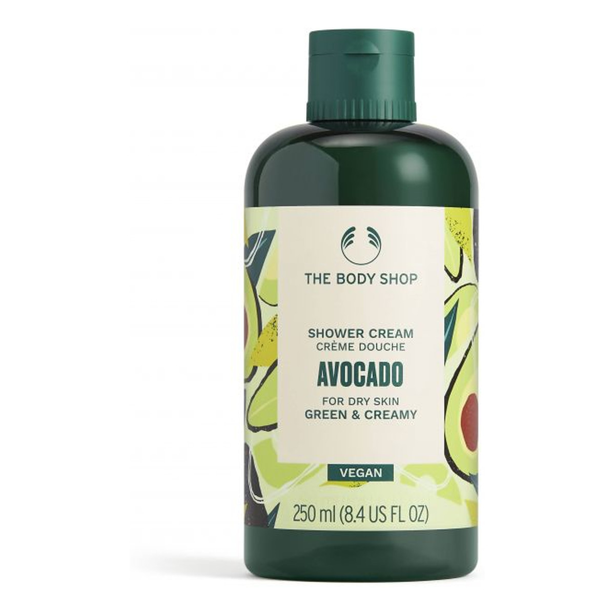 The Body Shop Avocado Shower Cream wegański Kremowy żel pod prysznic 250ml