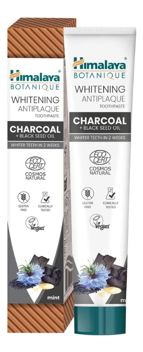 Pasta Botaniczna z węglem aktywnym i olejem z czarnuszki wybielająca