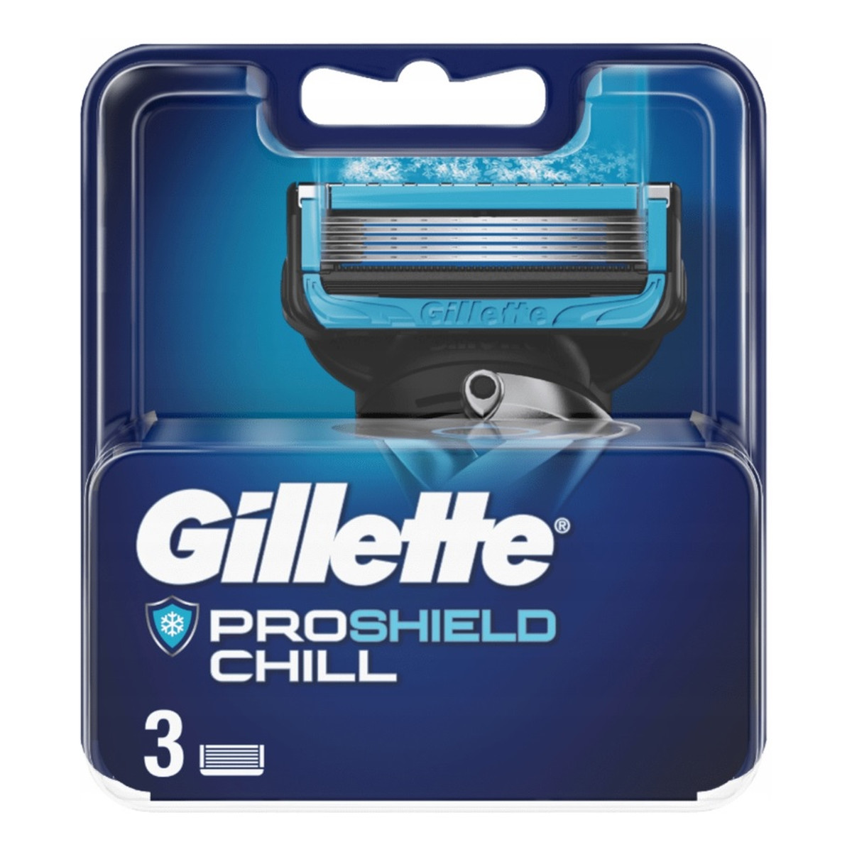 Gillette Proshield chill wymienne ostrza do maszynki do golenia 3szt.