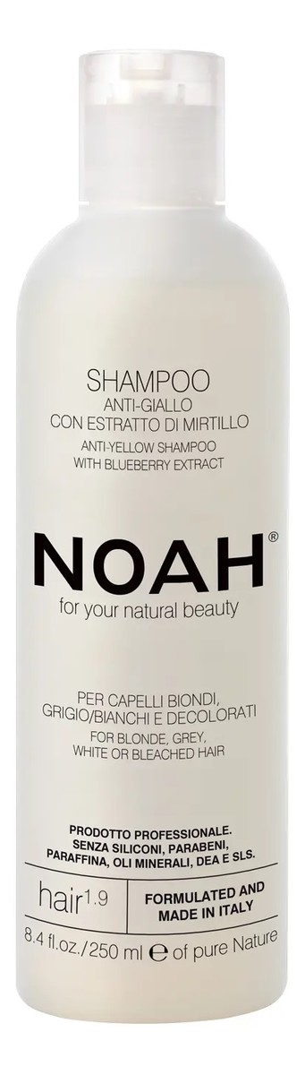 Anti-yellow shampoo with blueberry extract szampon do włosów blond i siwych