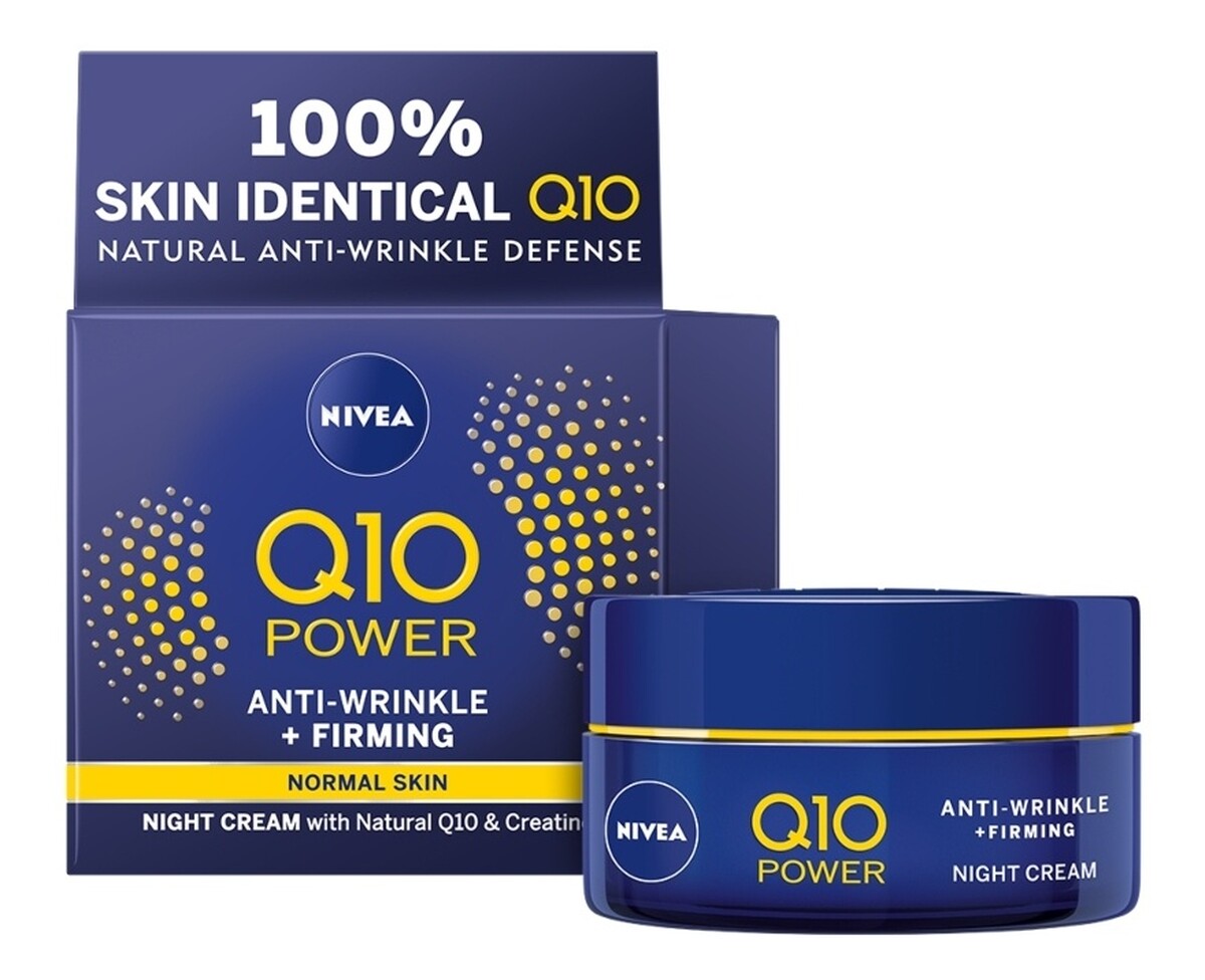 Krem Q10 Na Noc Przeciwzmarszczkowy Ujędrniajacy Regenerujący