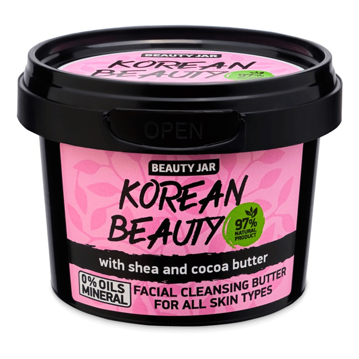 Beauty Jar Korean Beauty oczyszczające masło do twarzy z masłem shea 100g