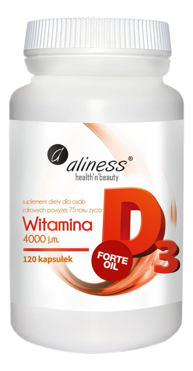 Witamina d3 forte oil 4000 j.m. suplement diety 120 kapsułek