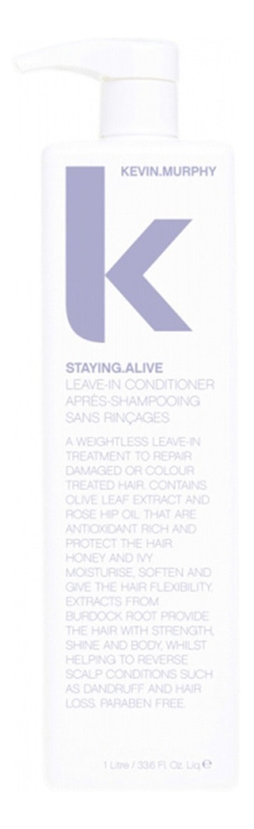 Staying alive leave-in conditioner odżywka bez spłukiwania do włosów zniszczonych i farbowanych