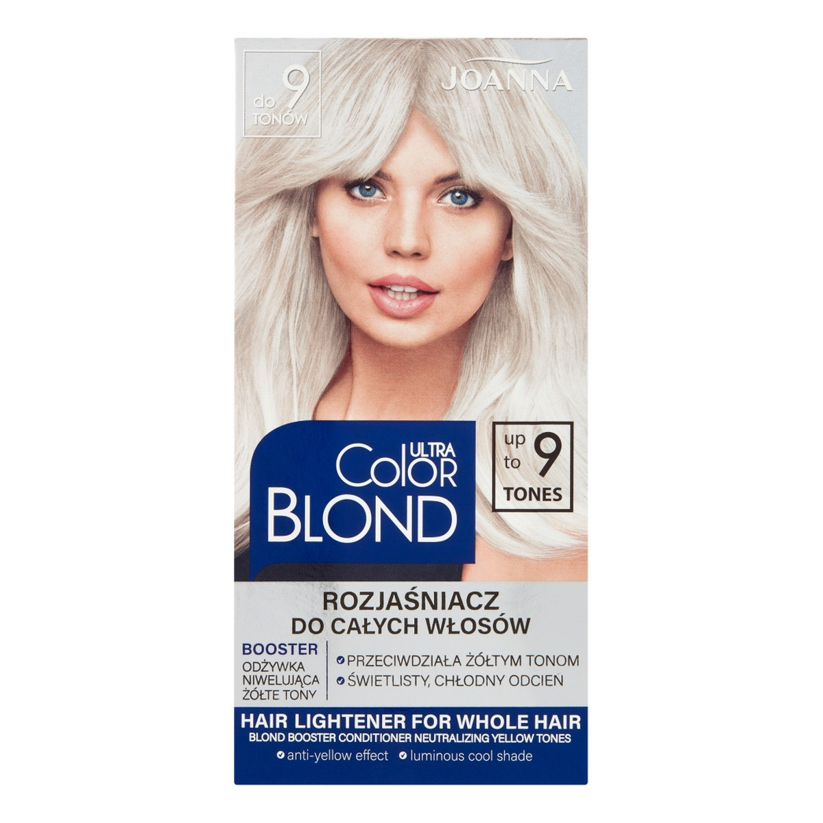 Joanna Ultra Color Blond rozjaśniacz do całych włosów do 9 Tonów