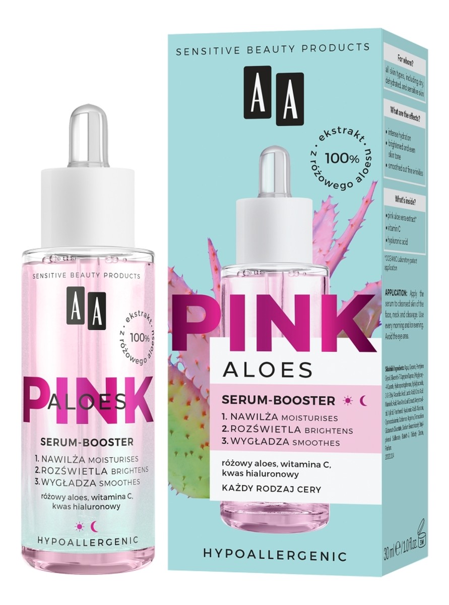 Aloes pink serum-booster