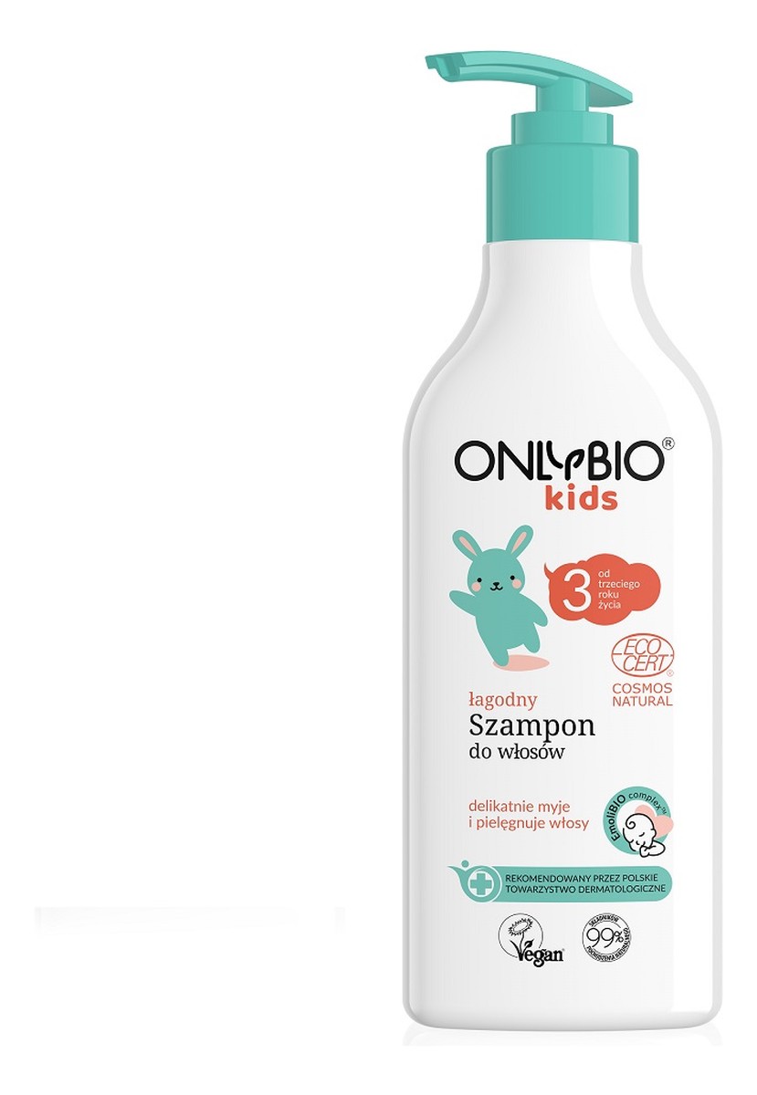 Naturalny szampon do włosów od 3. roku życia