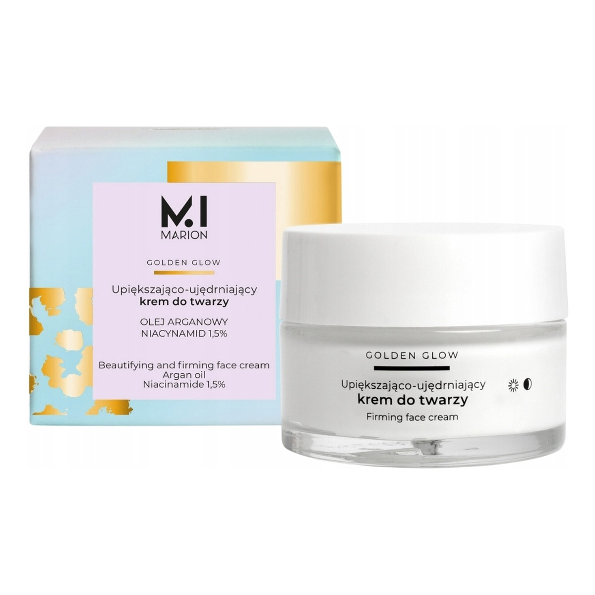 Marion Golden Glow Upiększająco Ujędrniający Krem Do Twarzy Argan Oil 50ml