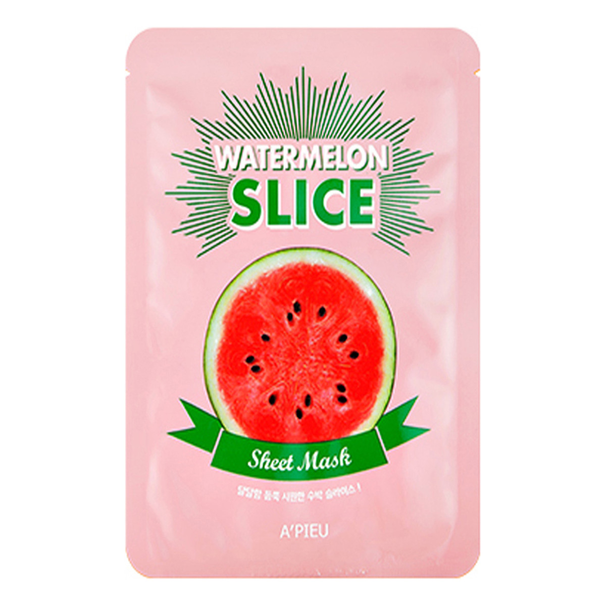 A'Pieu Sheet Mask Nawilżająco-Kojąca Maseczka W Formie Plasterków Watermelon Slice 20g