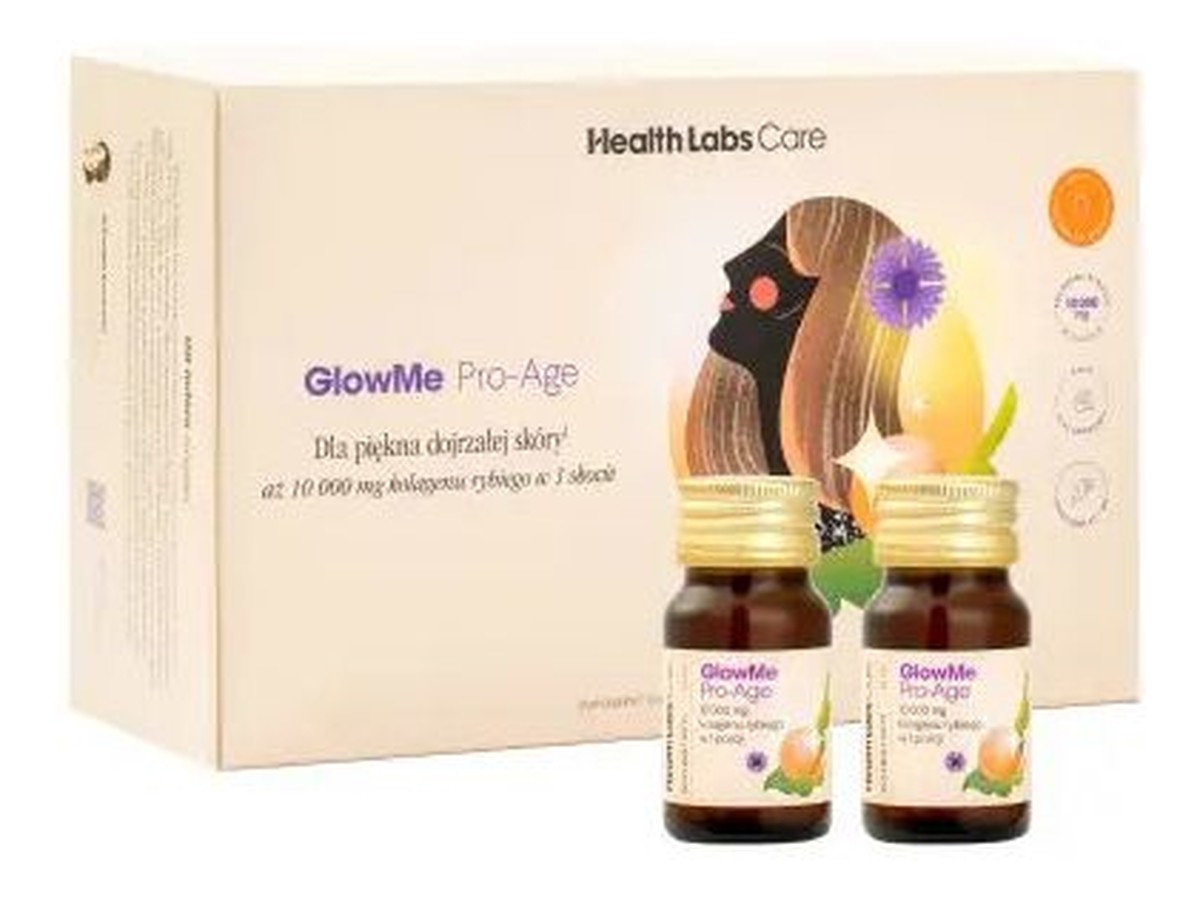 Glow Me Pro-Age Kolagenowe shoty dla skóry dojrzałej 15szt