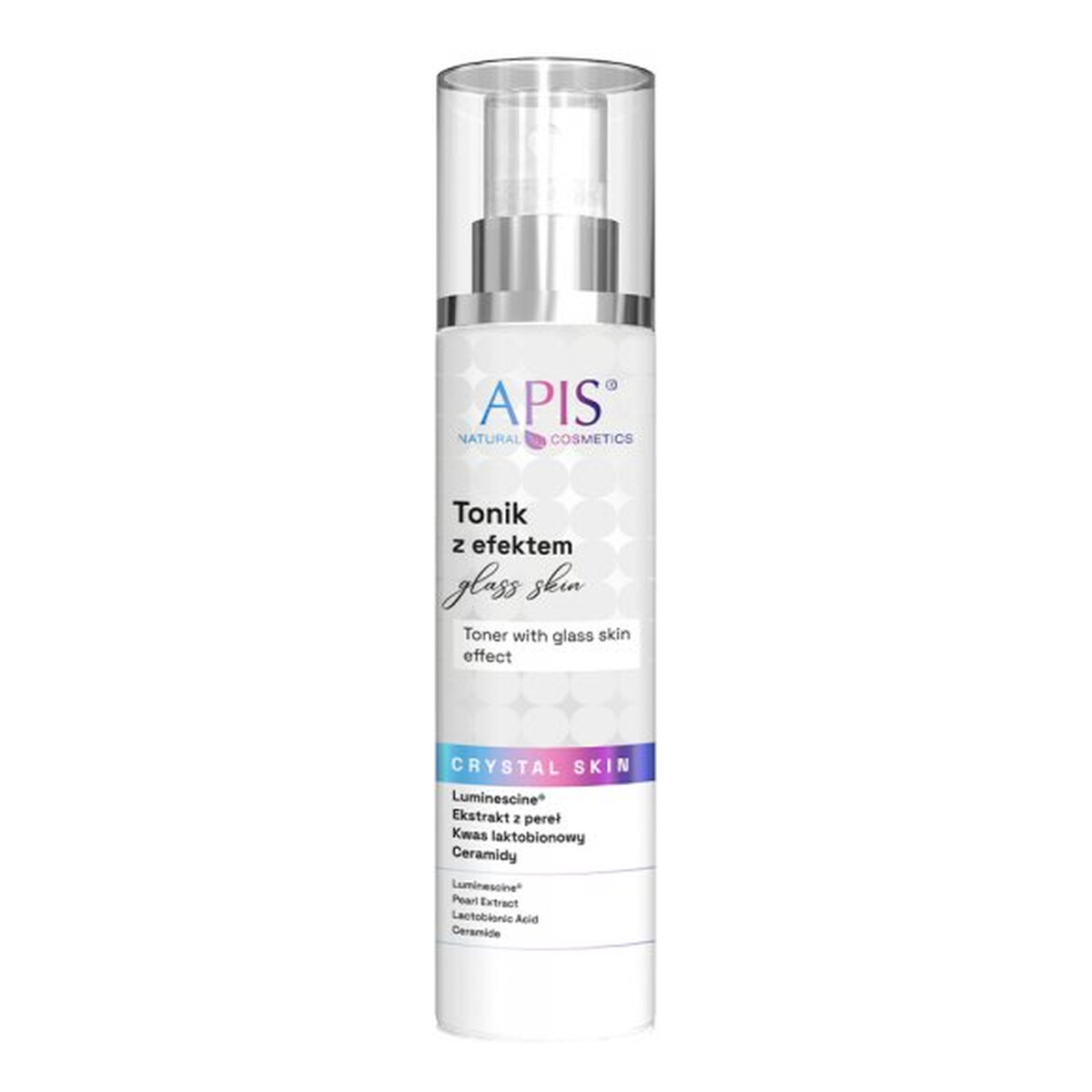 Apis Crystal Skin Tonik rozświetlający z efektem glass skin 150ml