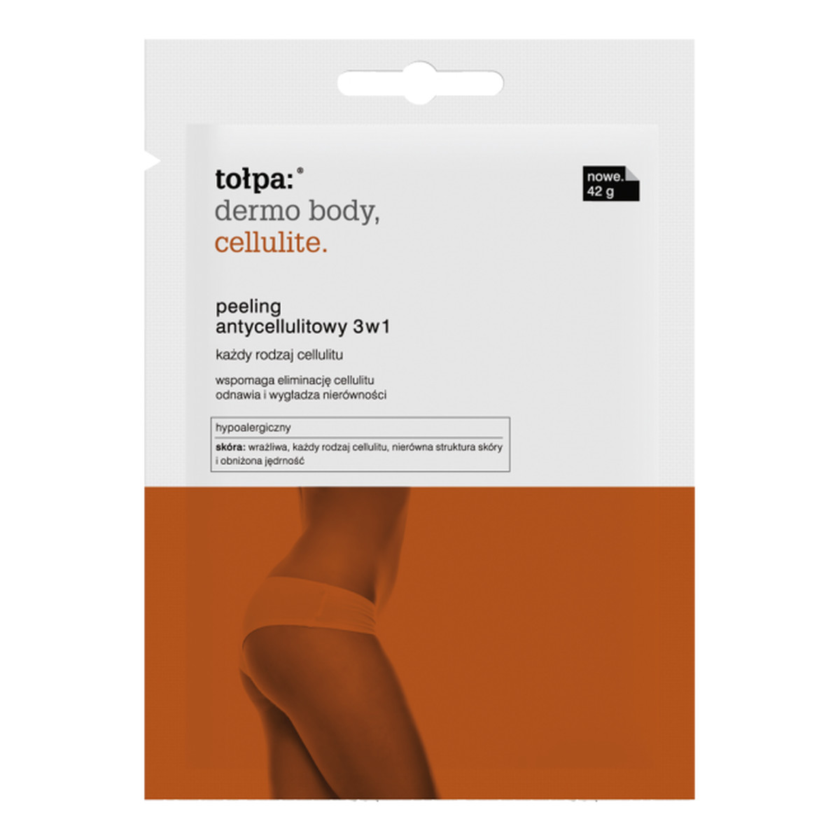Tołpa Cellulite Dermo Body Peeling Antycellulitowy Wygładzający i Odnawiający Skórę 3w1 42ml