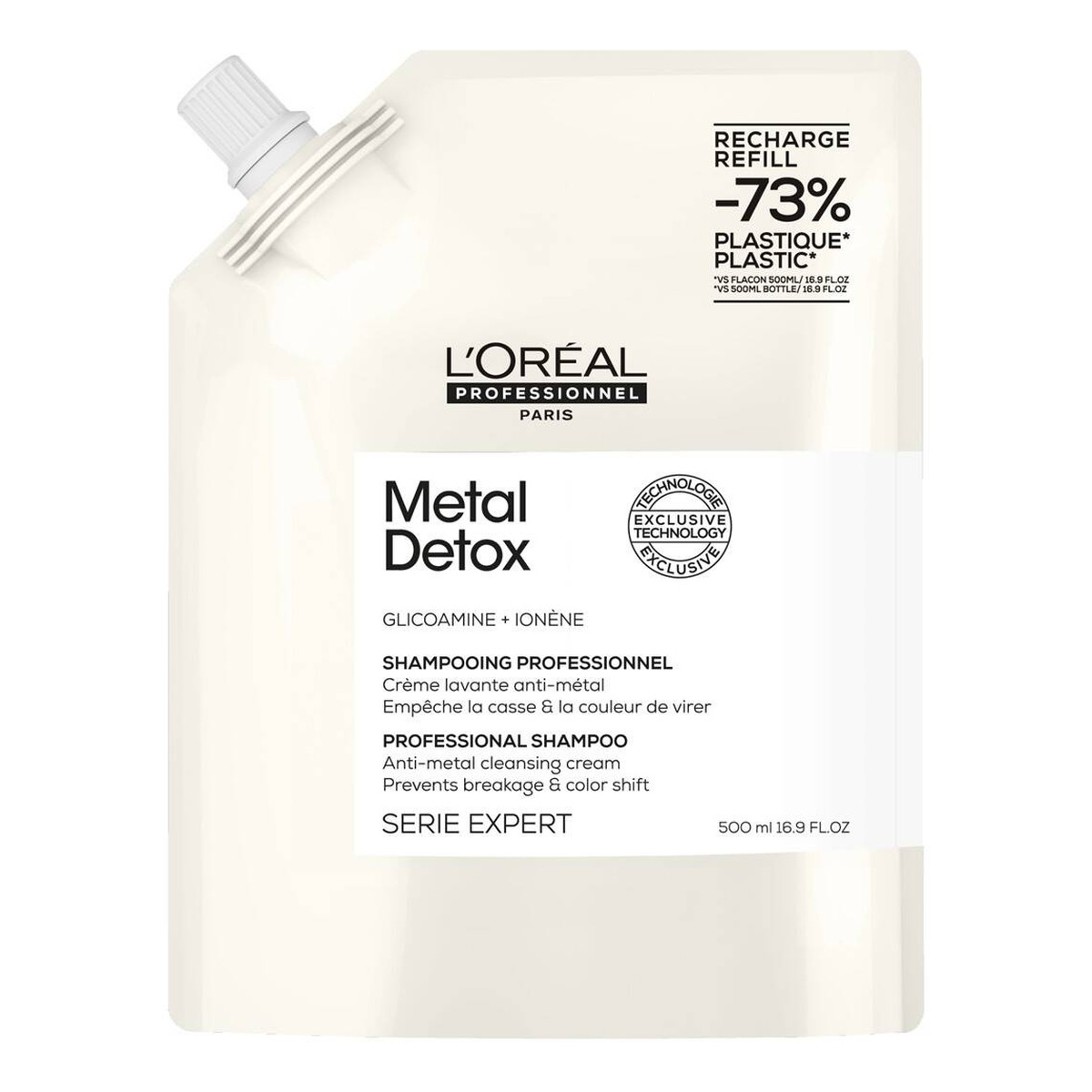 L'Oreal Paris Serie Expert Metal Detox szampon do włosów farbowanych refill 500ml