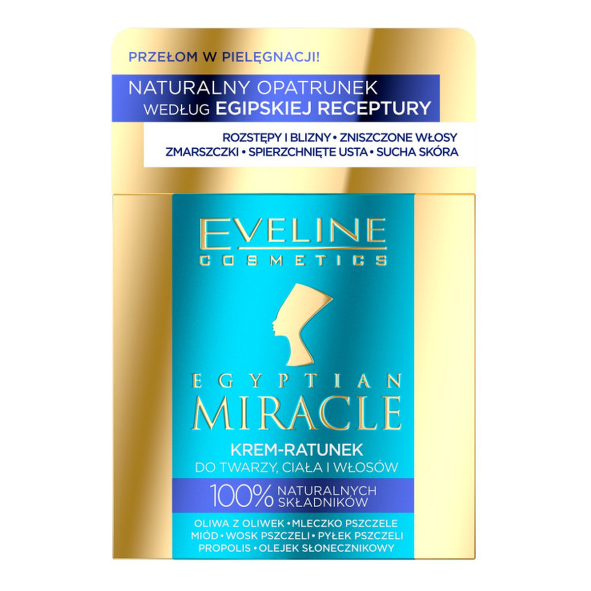 Eveline Egyptian Miracle Krem-ratunek do twarzy ciała i włosów 40ml