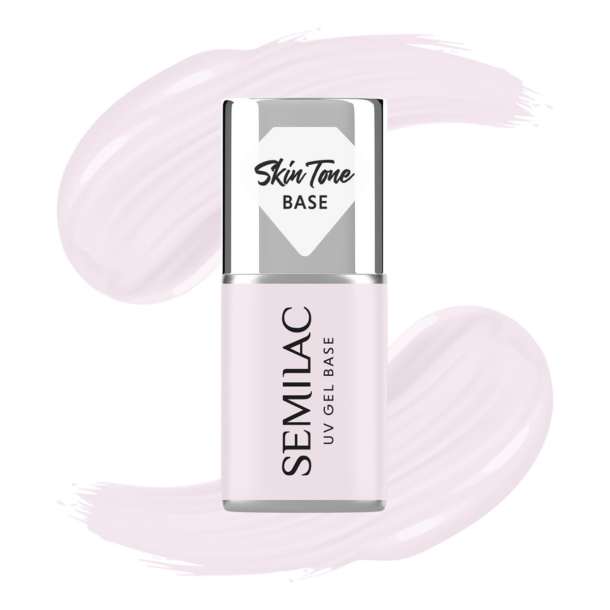 Semilac Skin Tone Baza coverowa do lakierów hybrydowych półtransparentna 7ml