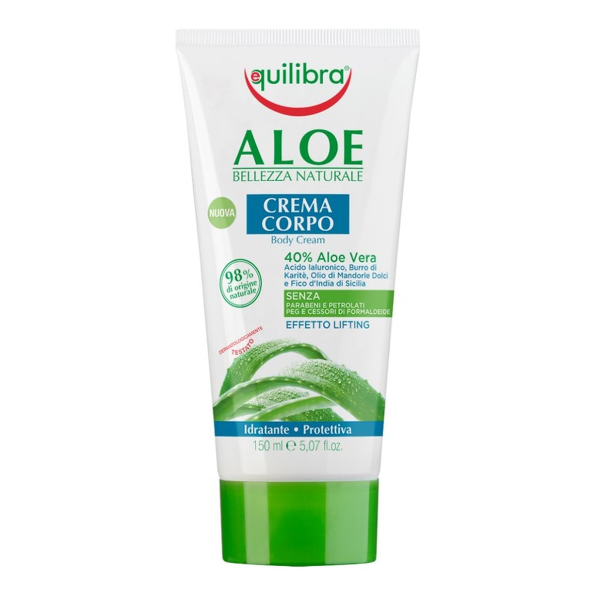 Equilibra Aloe Body Cream krem do ciała z kwasem hialuronowym 150ml