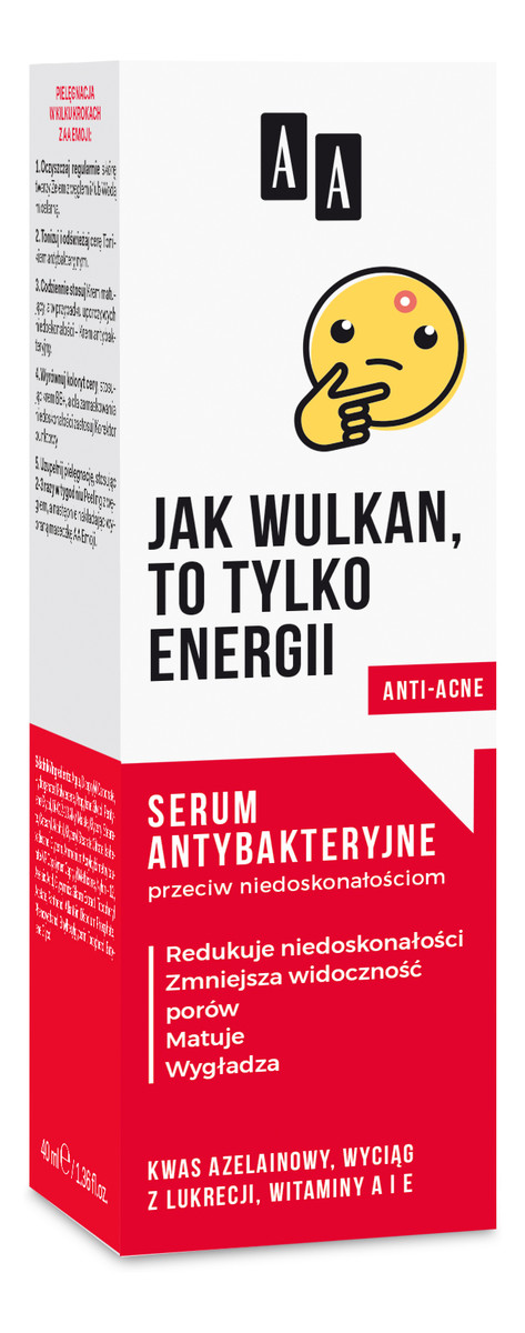 SERUM DO TWARZY ANTYBAKTERYJNE PRZECIW NIEDOSKONAŁOŚCIOM