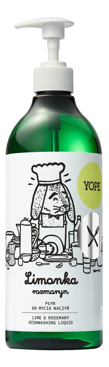 Płyn do mycia naczyń Limonka Rozmaryn