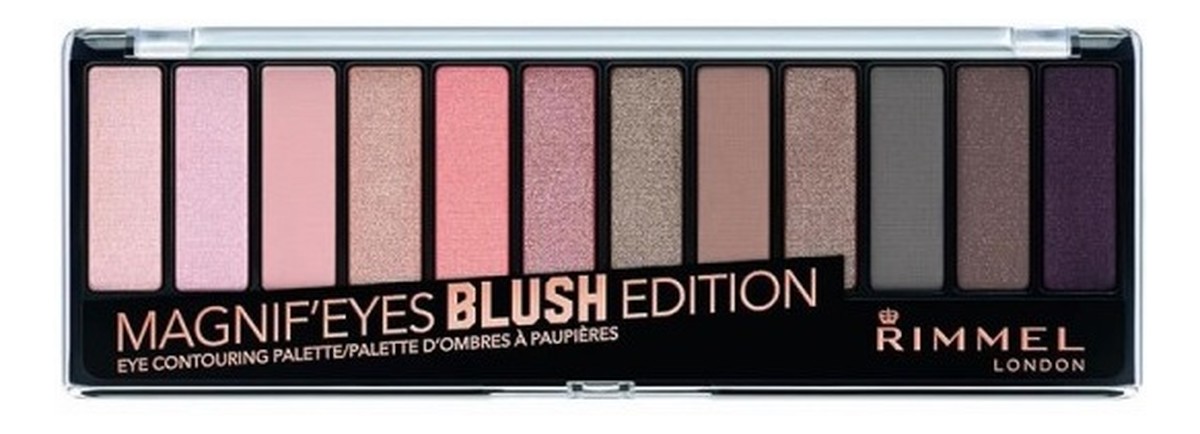 Magnif'eyes eyeshadow palette paleta cieni 002 blush edition