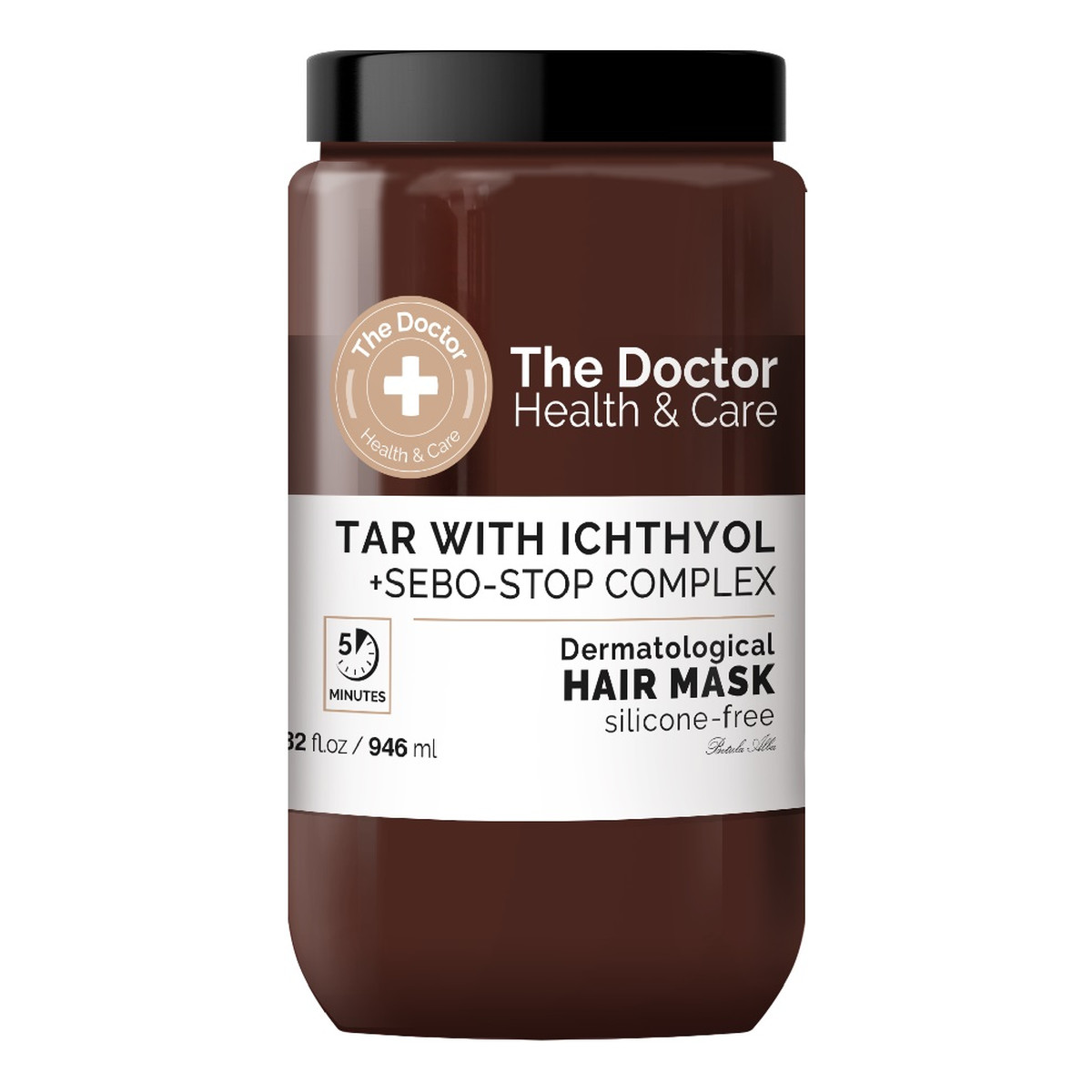 The Doctor Health & care maska do włosów przeciw przetłuszczaniu dziegieć + ichthyol + sebo-stop complex