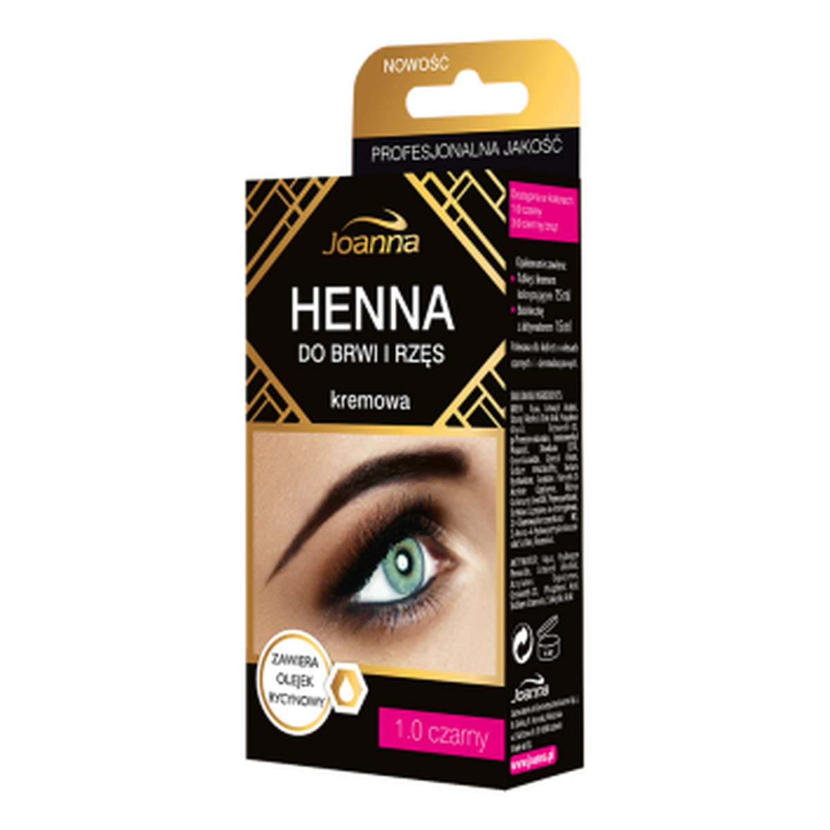 Joanna Henna Do Brwi i Rzęs Kremowa 15ml