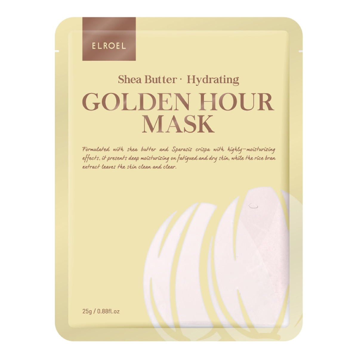 Elroel Golden hour mask nawilżająca maska do twarzy shea butter 25g