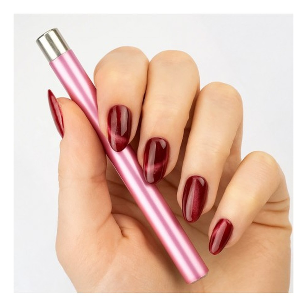 Magnetyzer 2w1 Walec Do kociego Oka Różowy