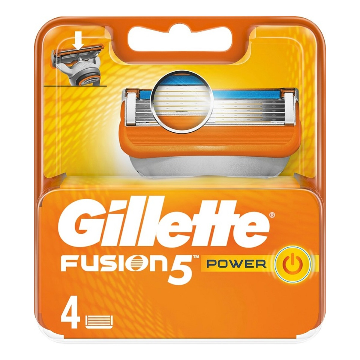 Gillette Fusion 5 Power Wymienne ostrza do maszynki 4 szt.