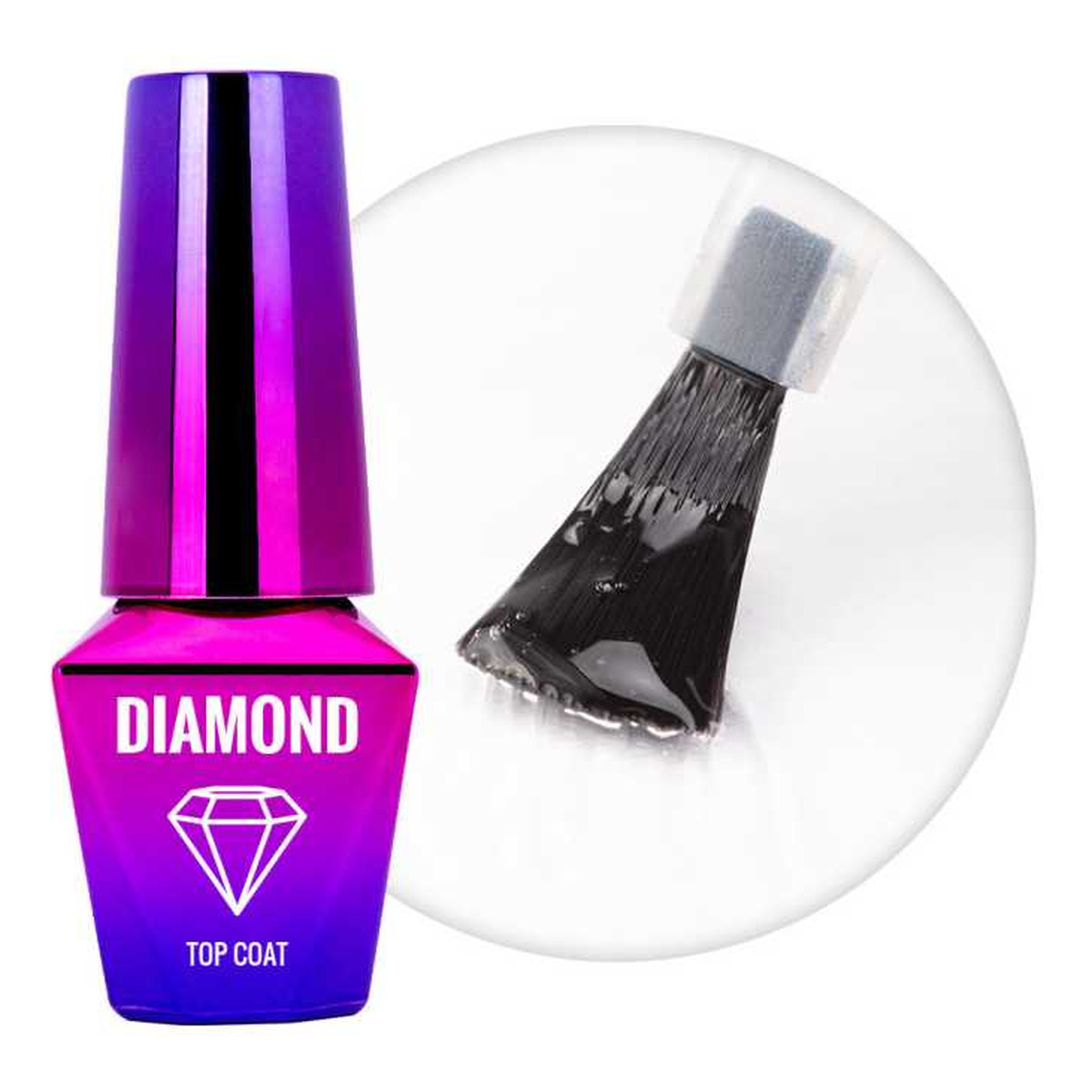 Mollylac Diamond Top Coat Rewolucyjny top do lakierów klasycznych 10g