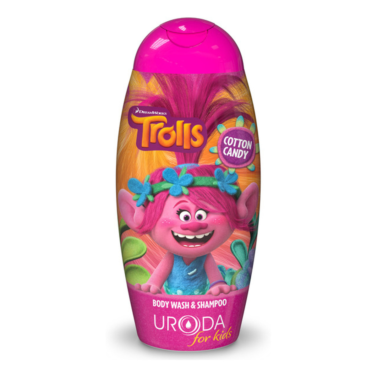 Disney Disney Żel pod prysznic 2w1 dla dzieci Trolls Poppy 250ml