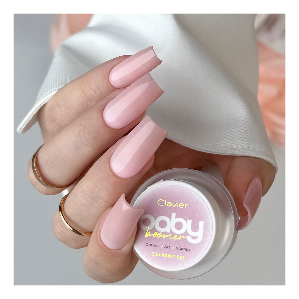 Clavier Baby Boomer Ombre żel do paznokci 3w1 3g