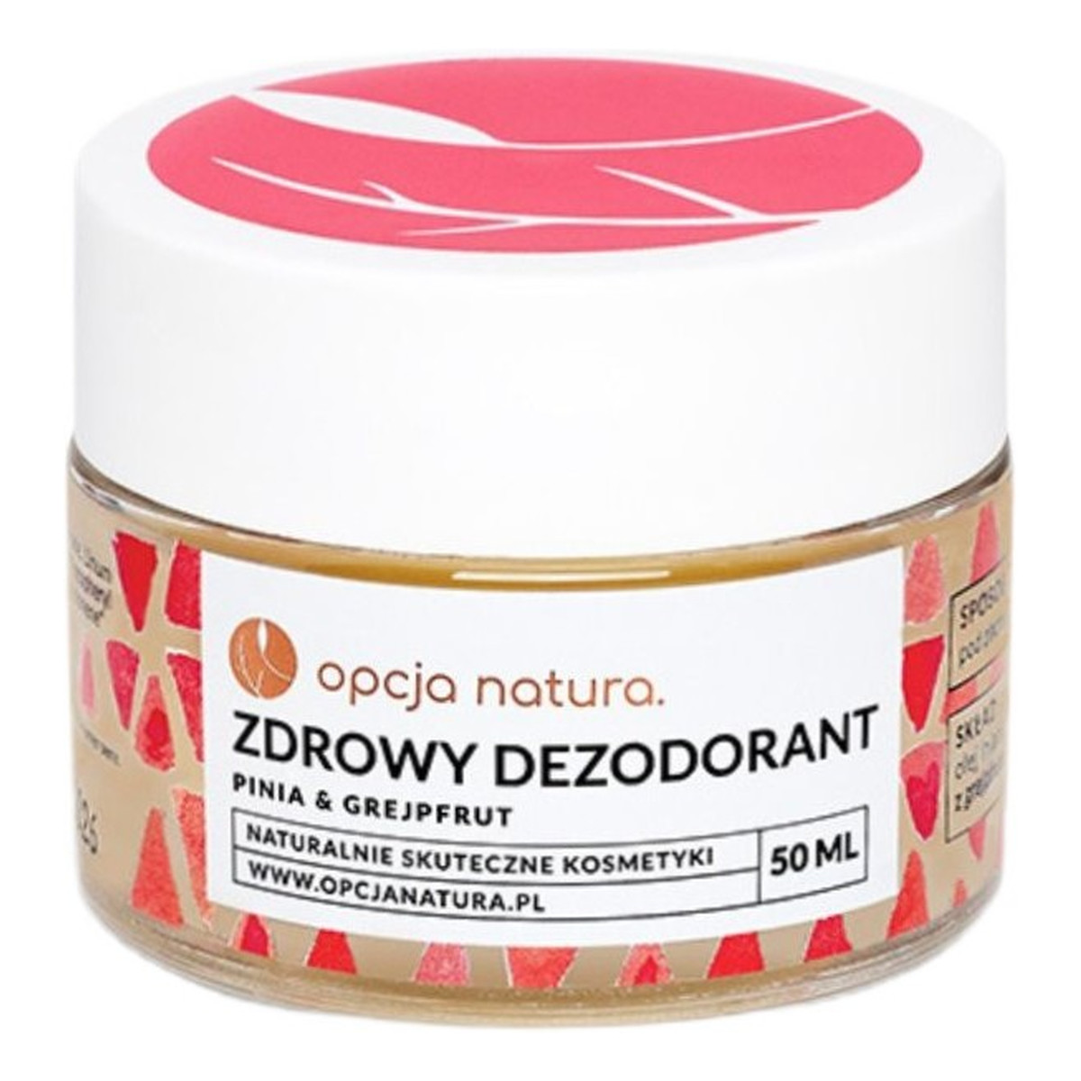Opcja Natura Zdrowy Dezodorant pinia grejpfrut 50ml