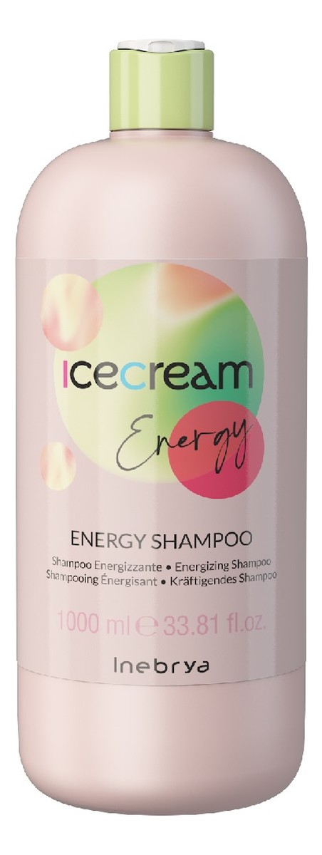 Ice cream energy energetyzujący szampon dla włosów słabych i cienkich