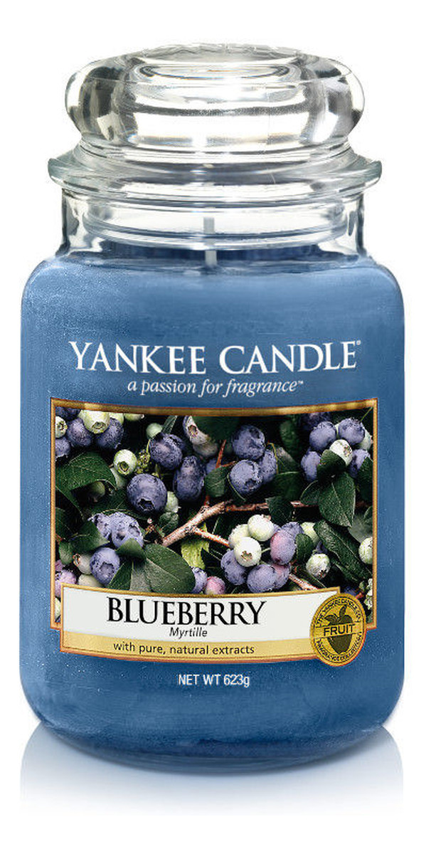 duża świeczka zapachowa Blueberry