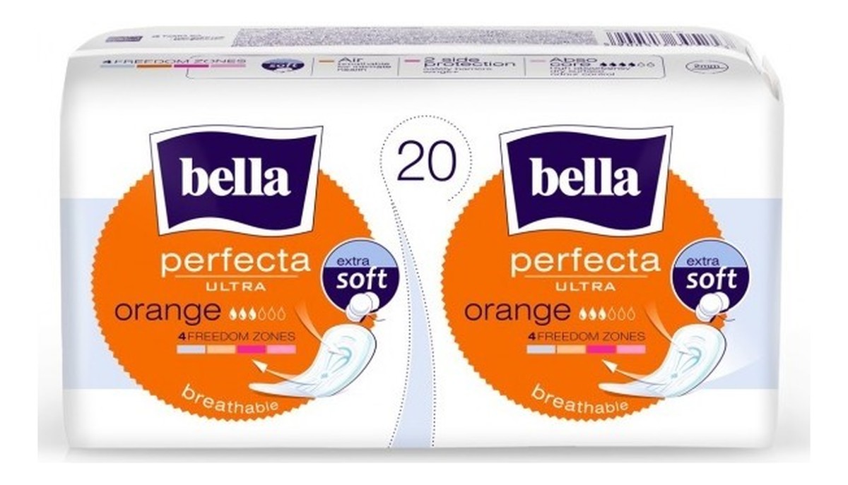 Ultra Orange Extra Soft Podpaski higieniczne 20 sztuk
