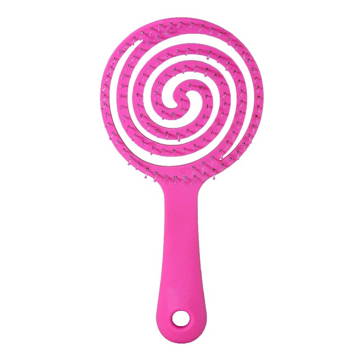Inter-vion Lollipop szczotka do włosów różowa