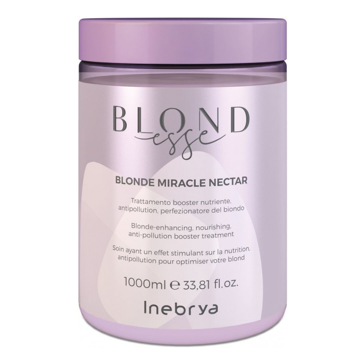 Inebrya Blondesse blonde miracle nectar odżywcza kuracja do włosów blond 1000ml