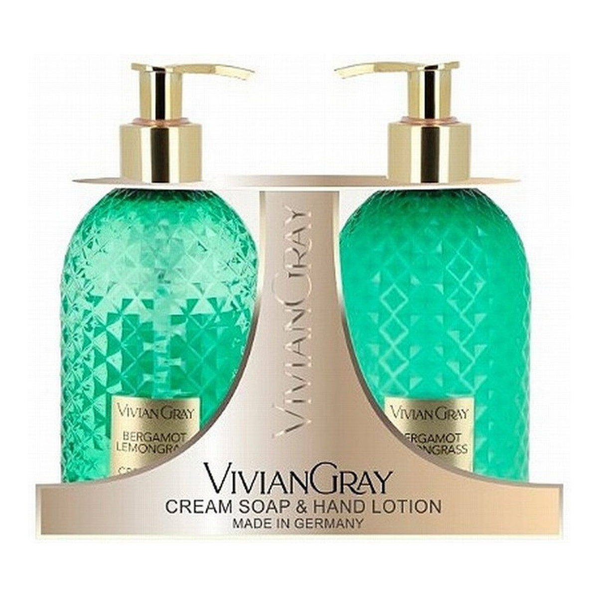 Vivian Gray Zestaw Mydło + Balsam do Rąk Bergamot & Lemongrass